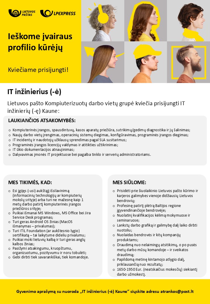 IT inžinierius Kaunas 3