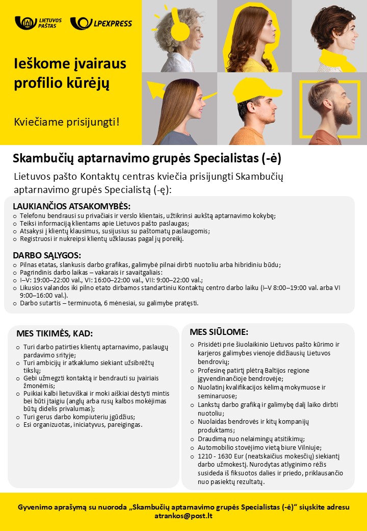 Skambučių aptarnavimo grupės Specialistas - Copy